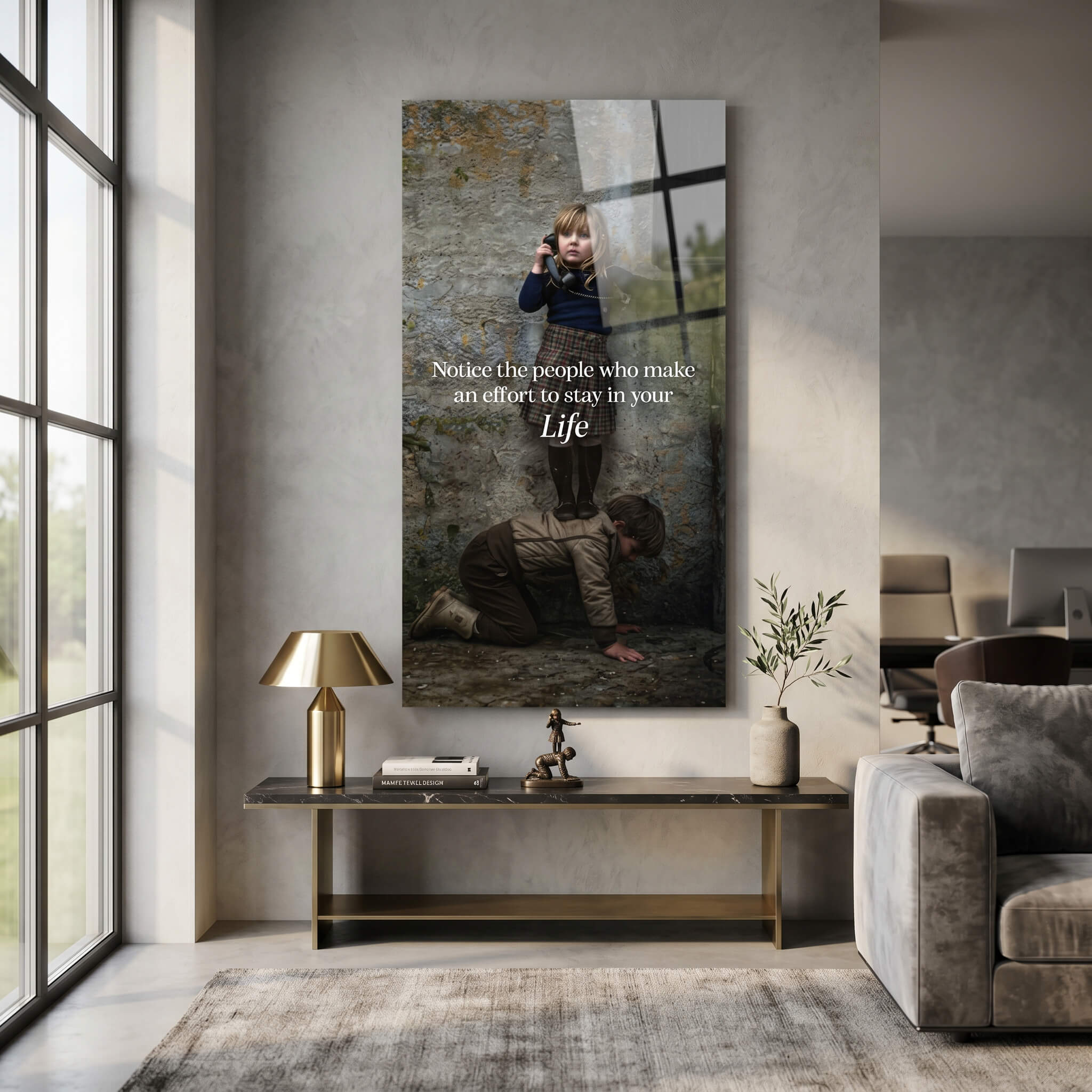 Steadfast Support - Acrylglas