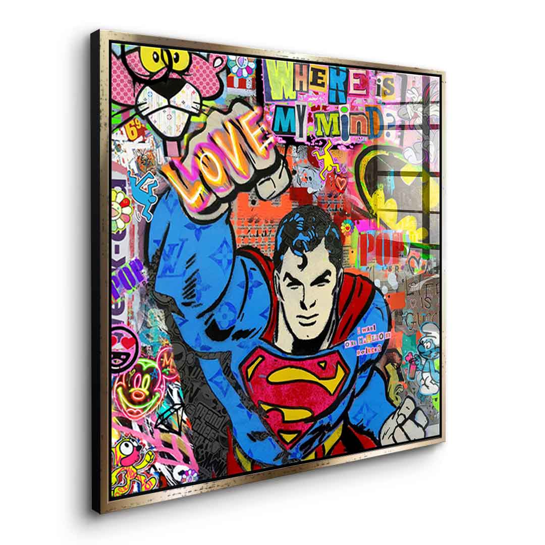 Superman Love - Acrylic Glass