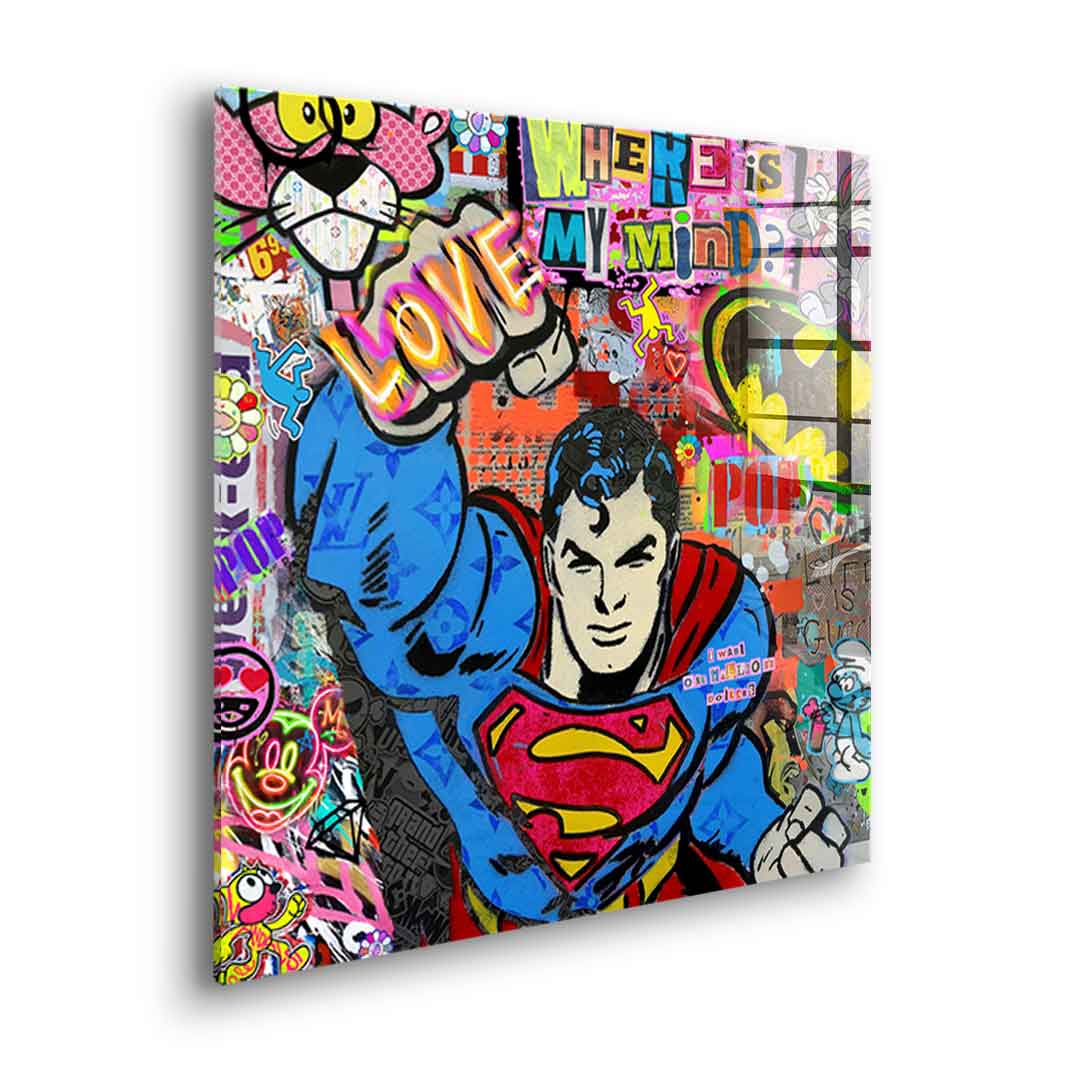 Superman Love - Acrylic Glass