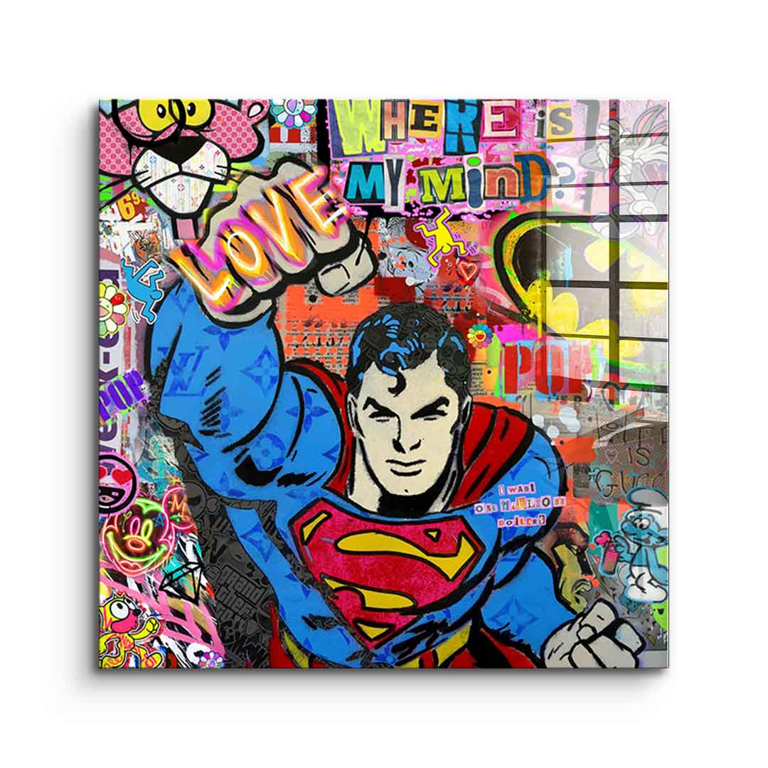 Superman Love - Acrylic Glass