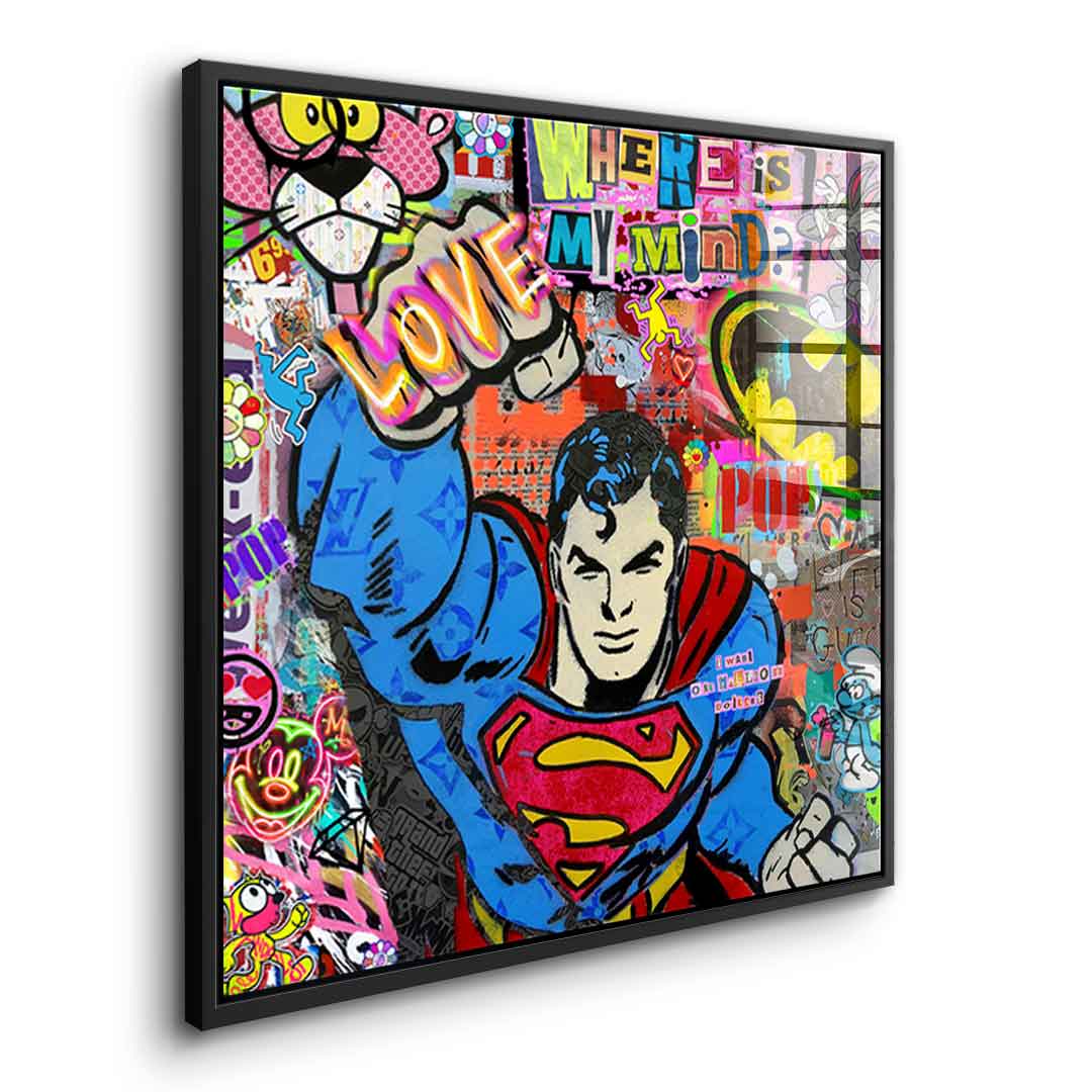 Superman Love - Acrylic Glass