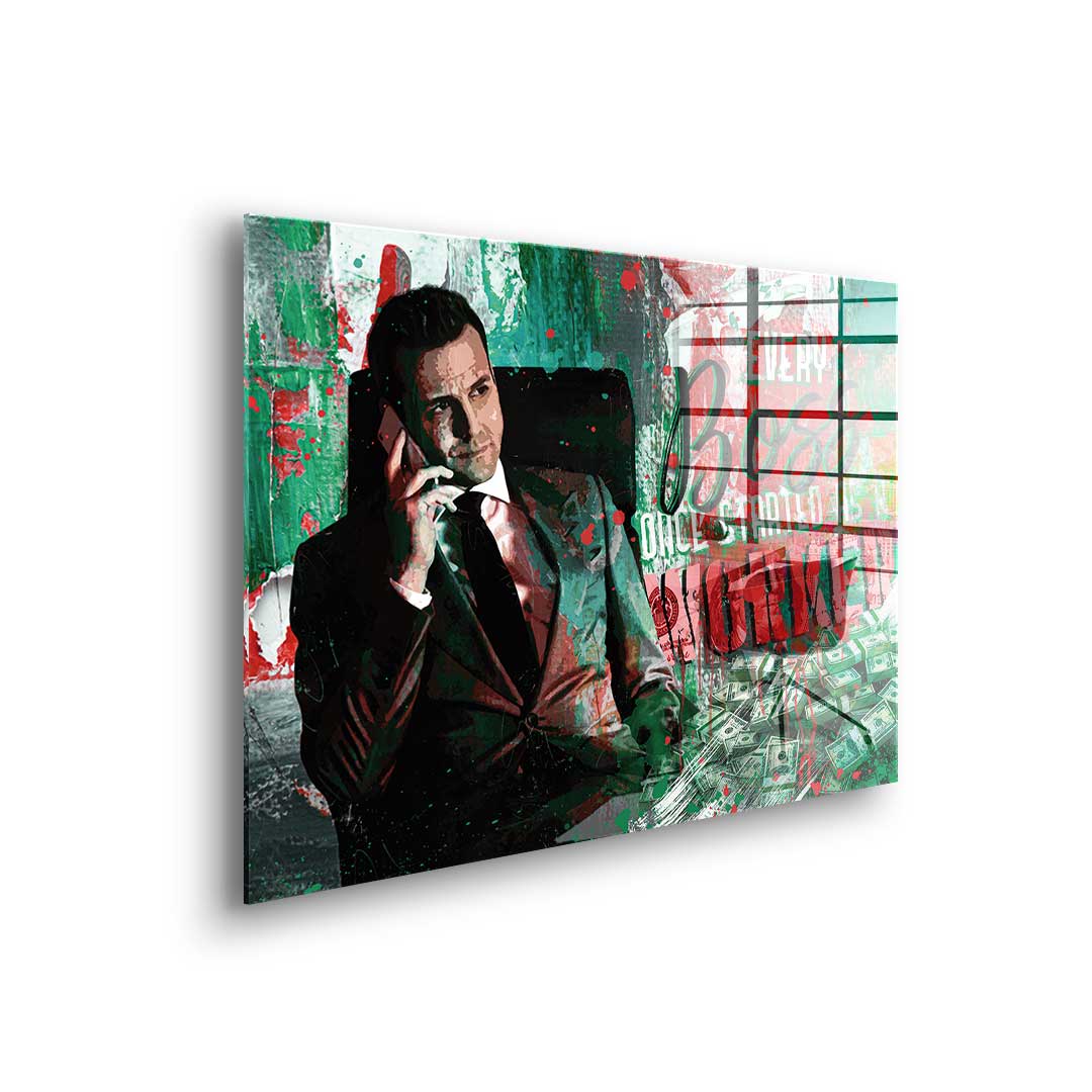 Every boss once started as a worker - Acrylglas