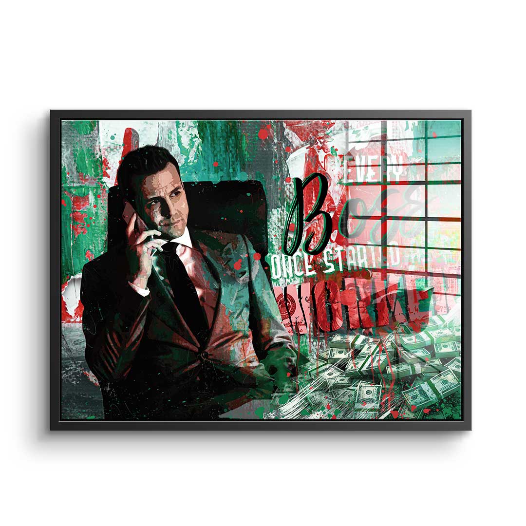 Every boss once started as a worker - Acrylglas