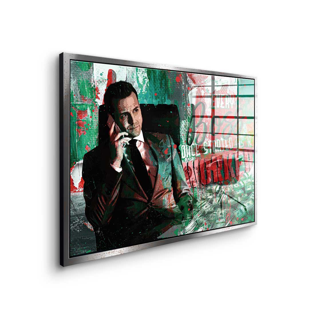 Every boss once started as a worker - Acrylglas