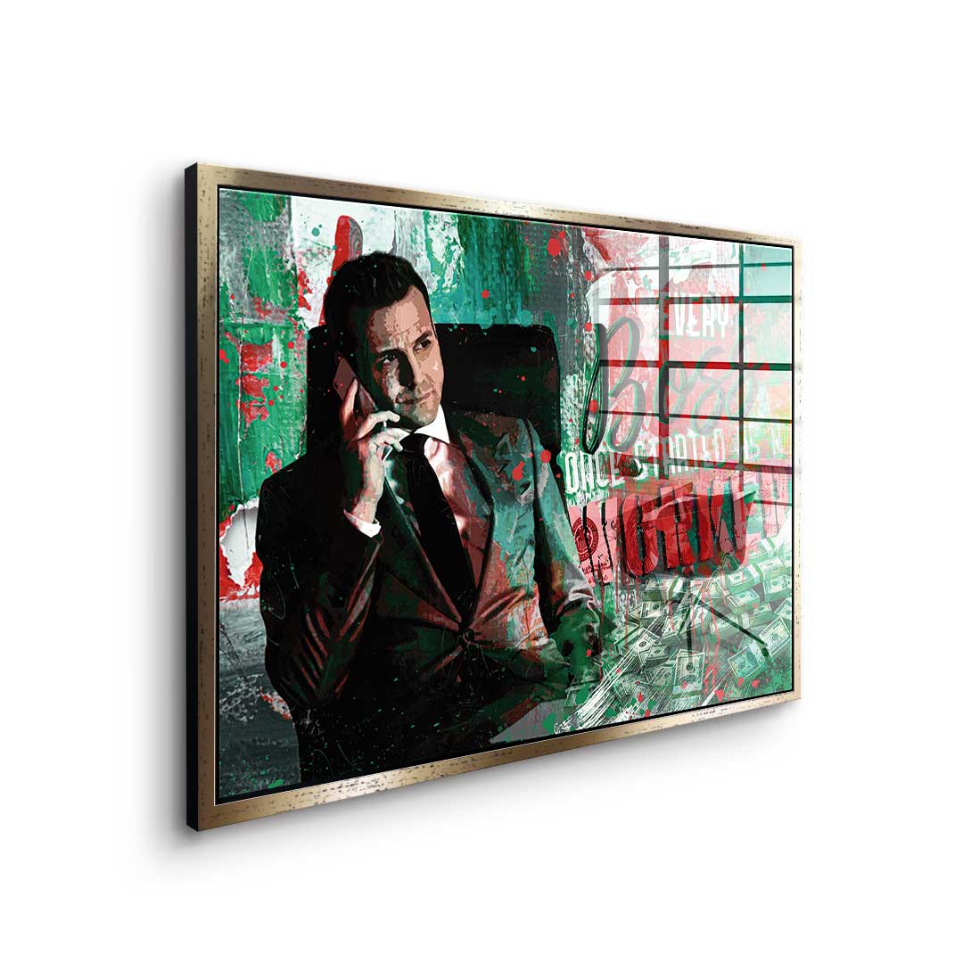 Every boss once started as a worker - Acrylglas