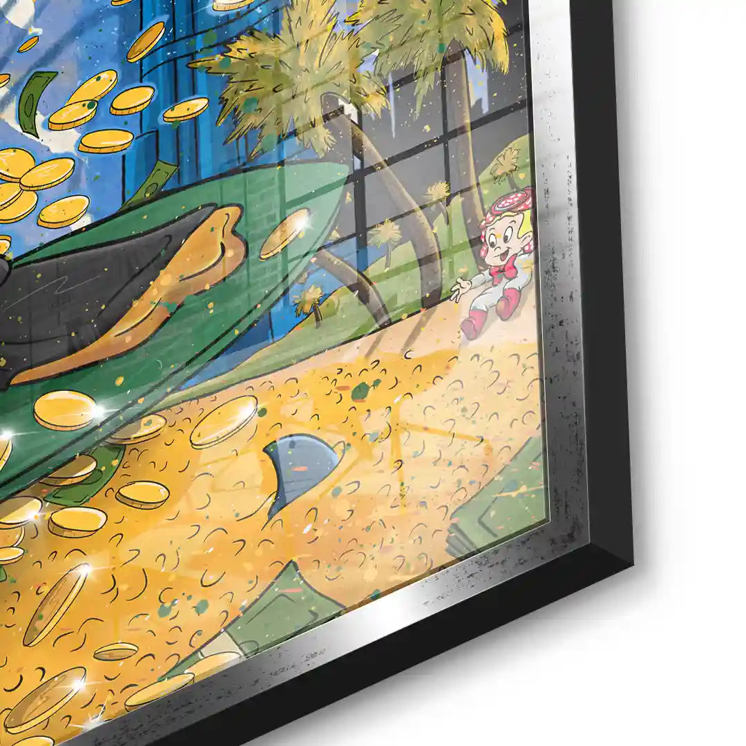 Surfing in Dubai - Acrylic glass
