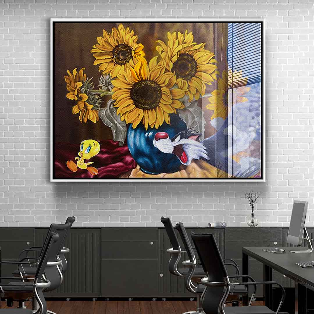 Tweety running - Acrylic glass