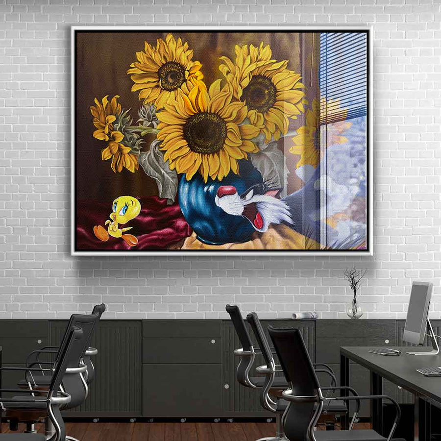 Tweety running - Acrylic glass