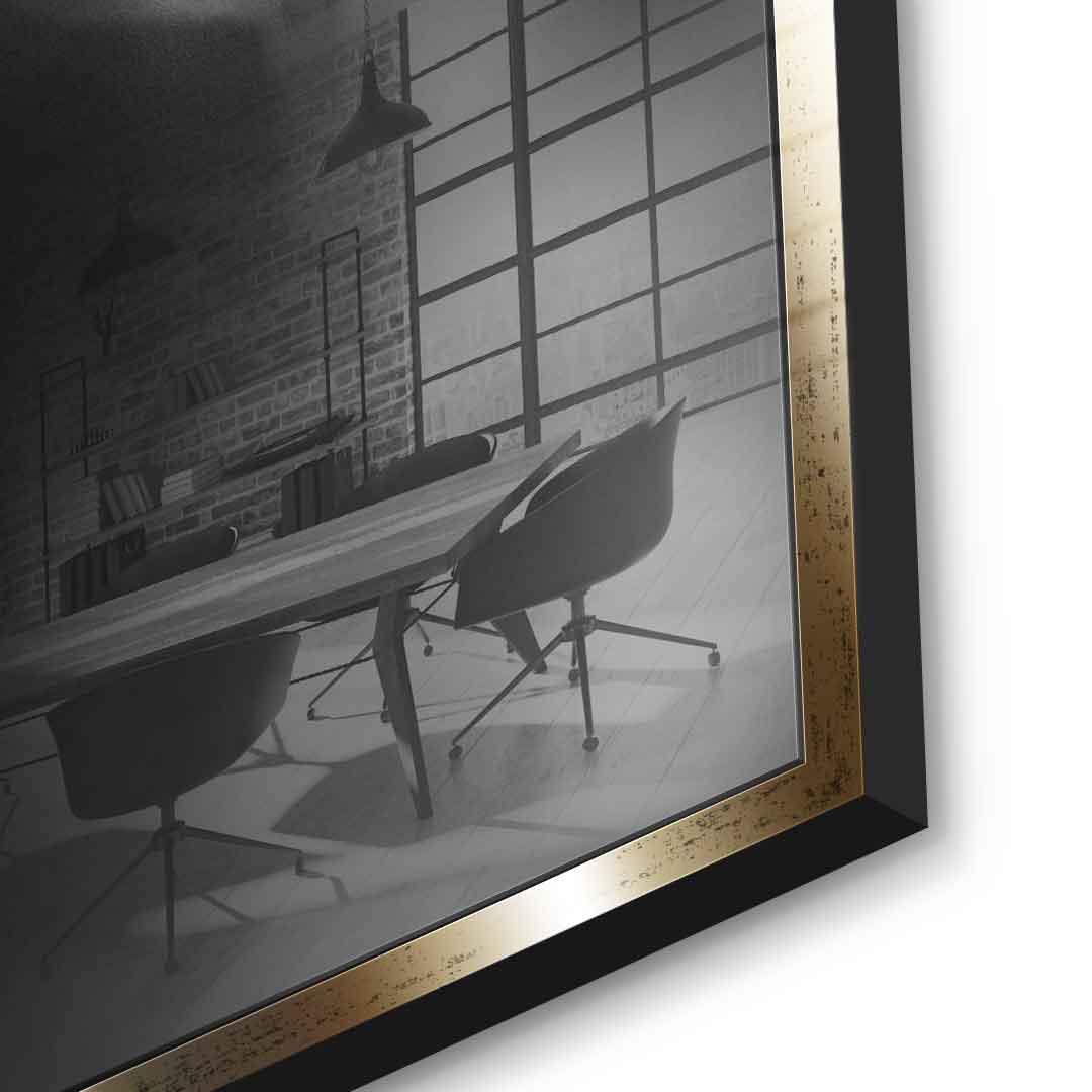 Sylwetka Thanosa - szkło akrylowe