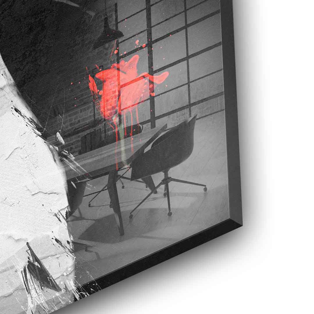 Great Men are not born Great - acrylic glass