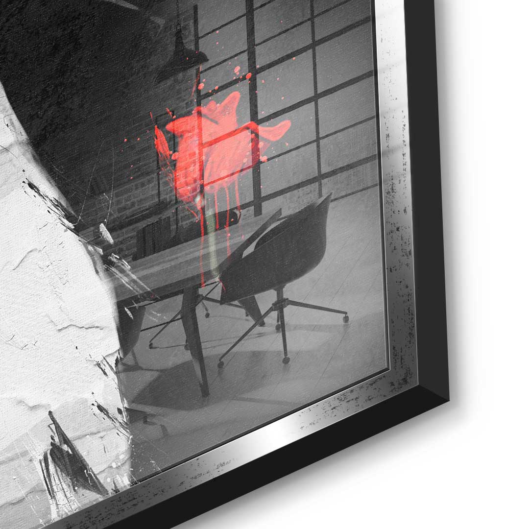 Great Men are not born Great - acrylic glass