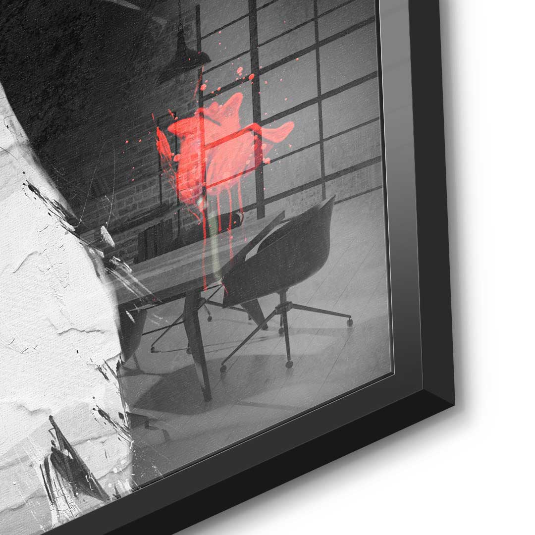 Great Men are not born Great - acrylic glass