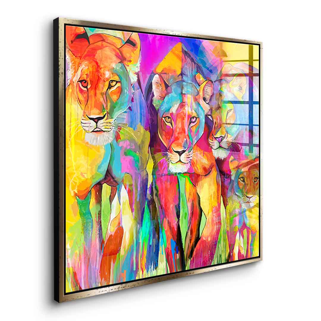 Tiger Family - Acrylglas