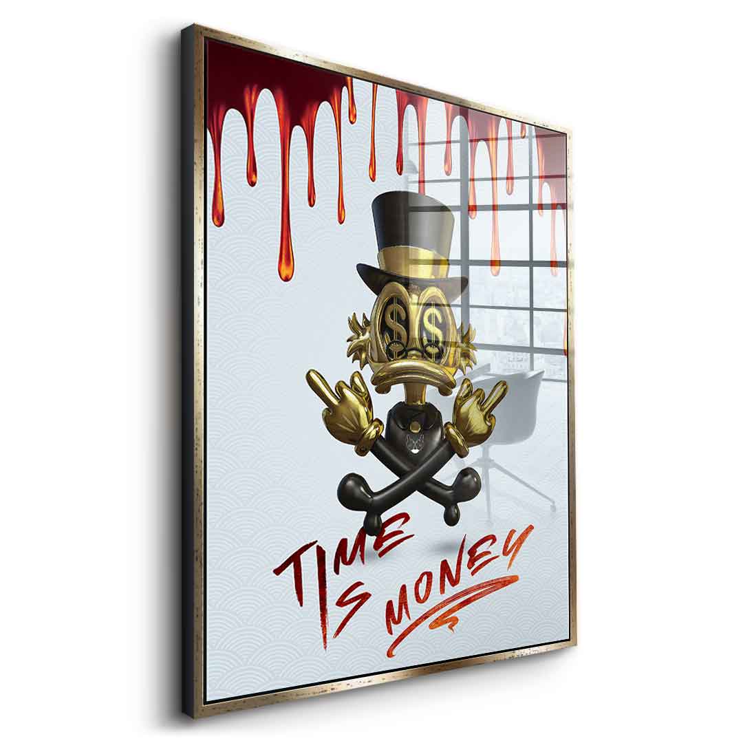 Time Is Money - Acrylglas