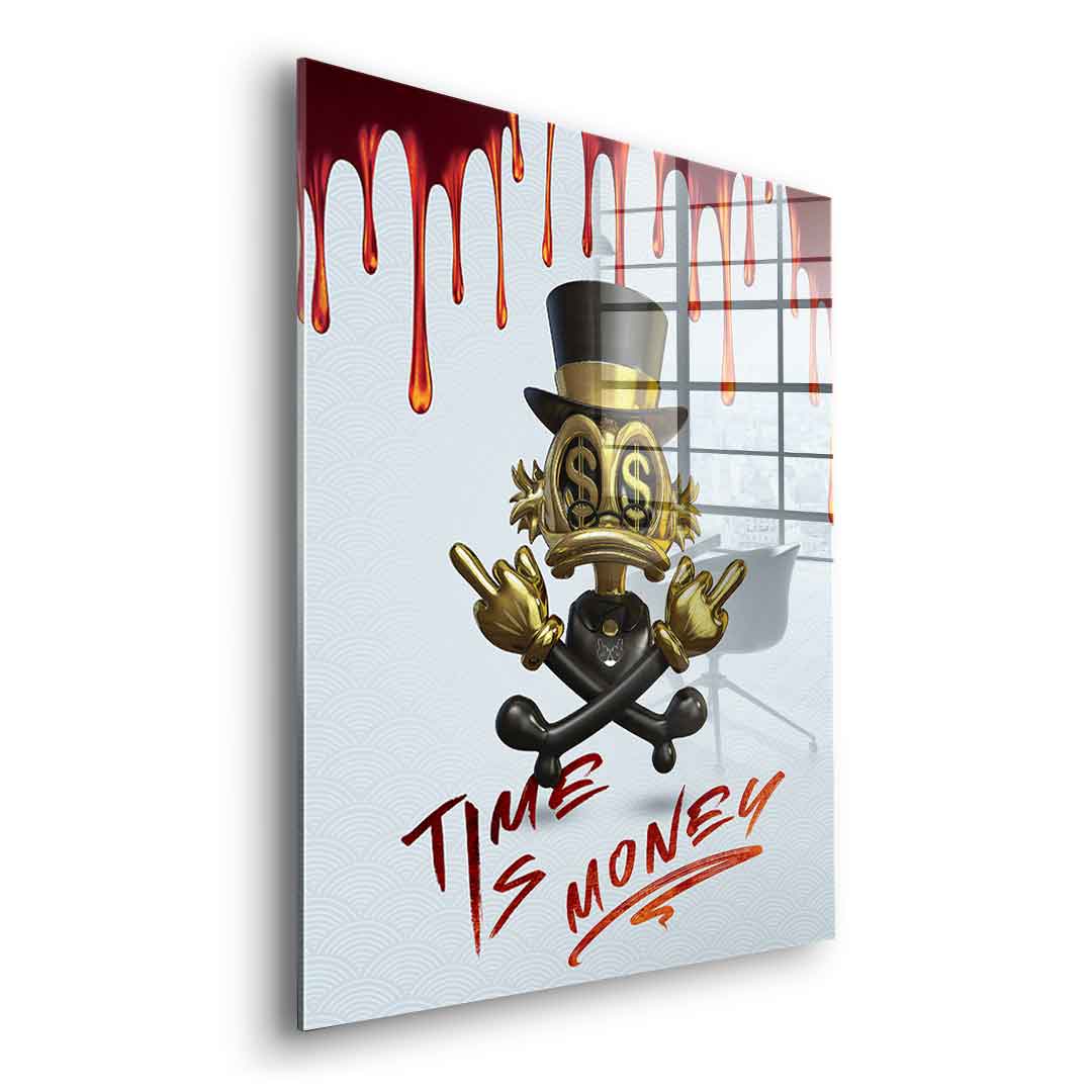 Time Is Money - Acrylglas