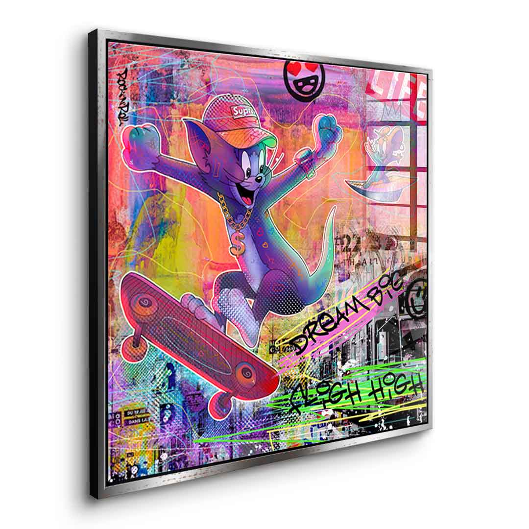 Tom & Jerry Gangster - Acrylic Glass