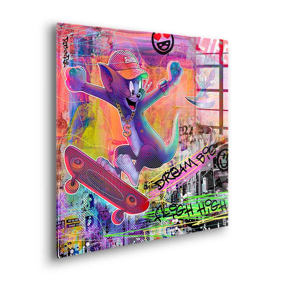 Tom & Jerry Gangster - Acrylic Glass