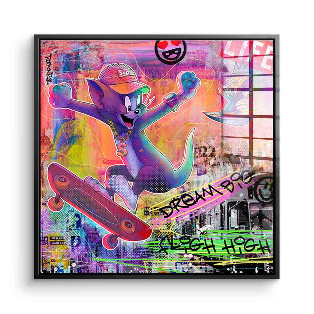 Tom & Jerry Gangster - Acrylic Glass