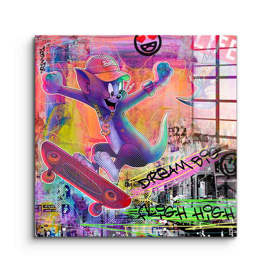 Tom & Jerry Gangster - Acrylic Glass