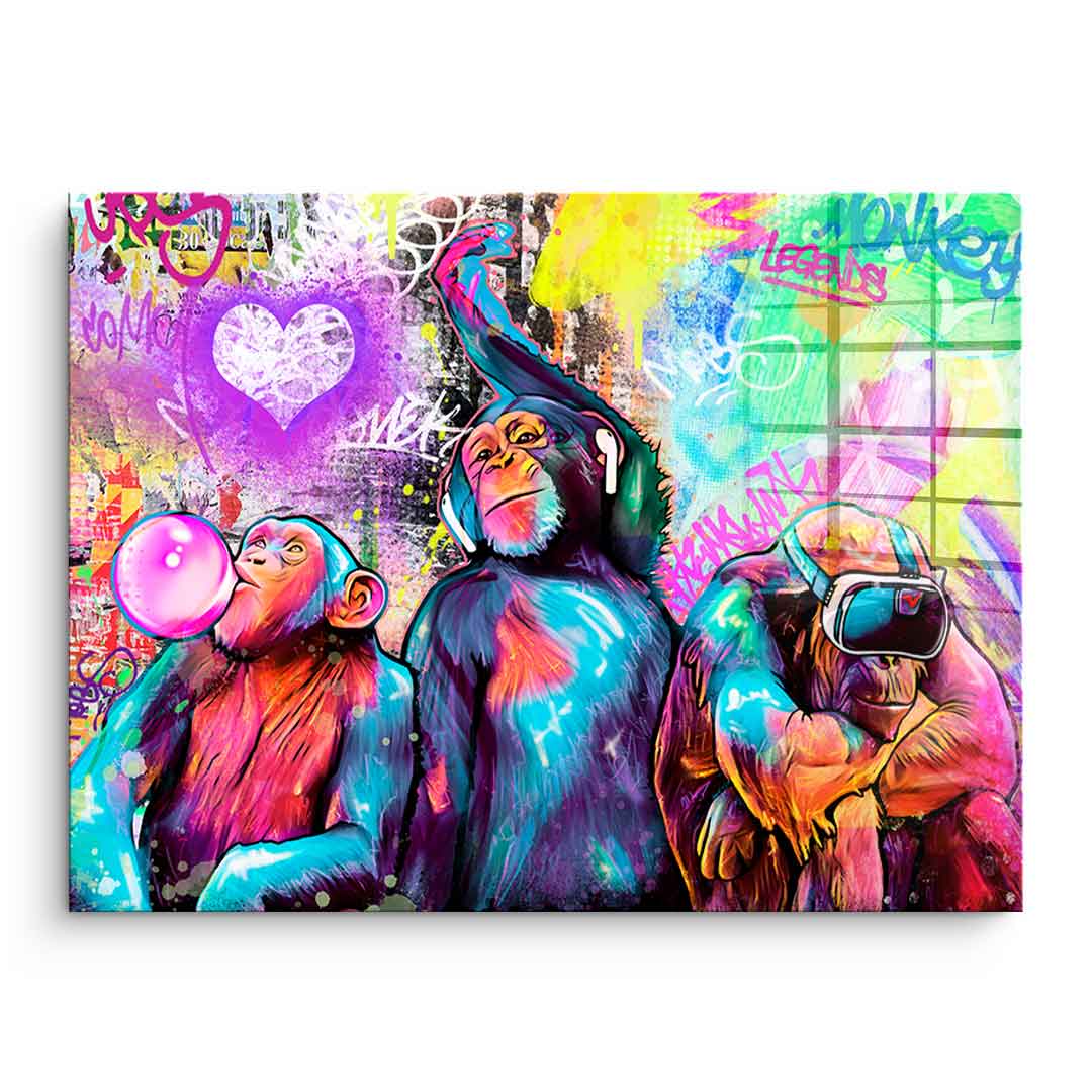 Tree Monkey - Acrylglas