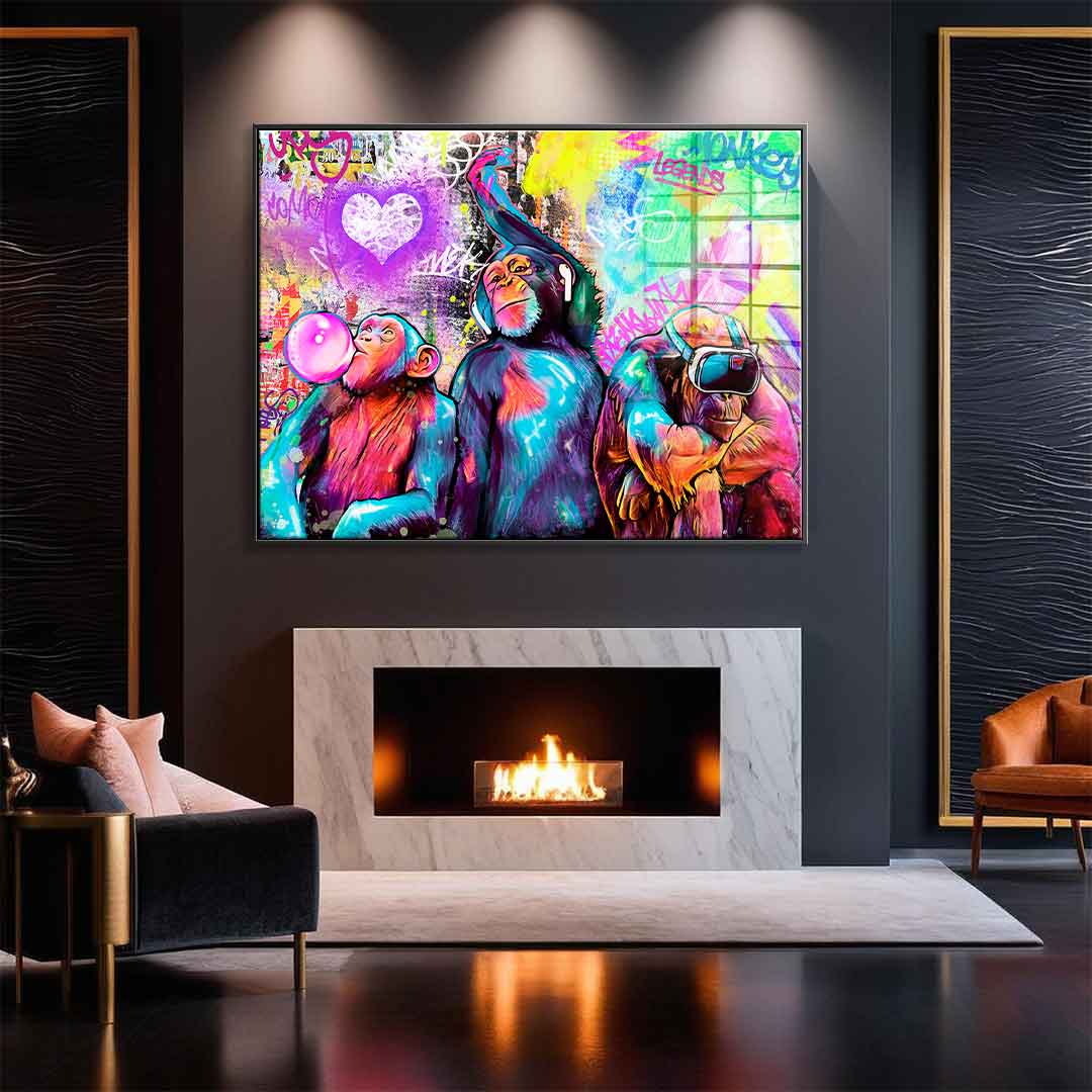 Tree Monkey - Acrylglas