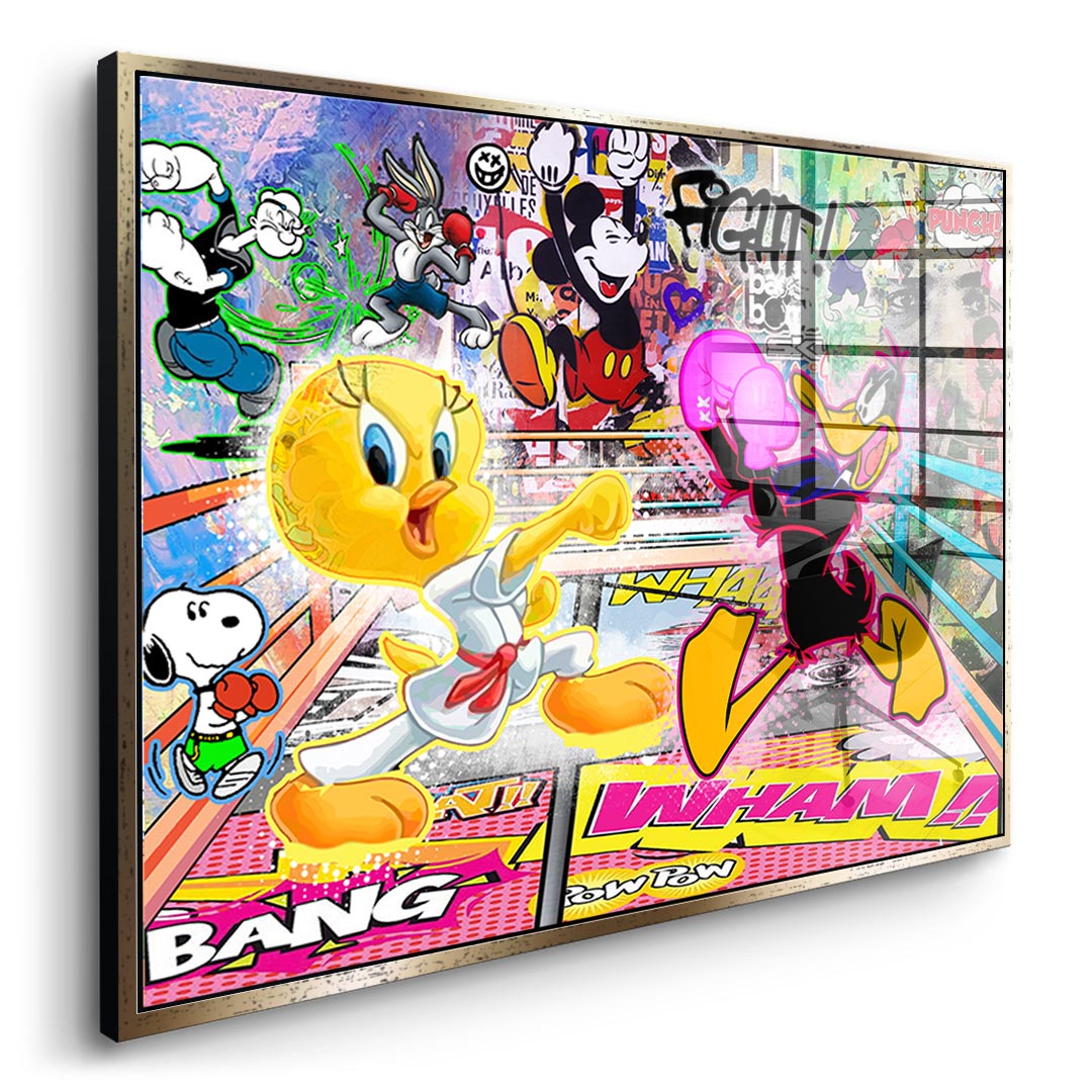Tweety Fight - Acrylic Glass