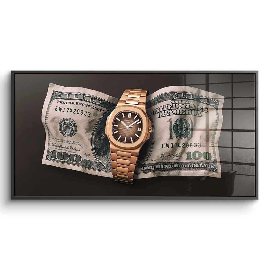 Wealth is Timing - Acrylglas