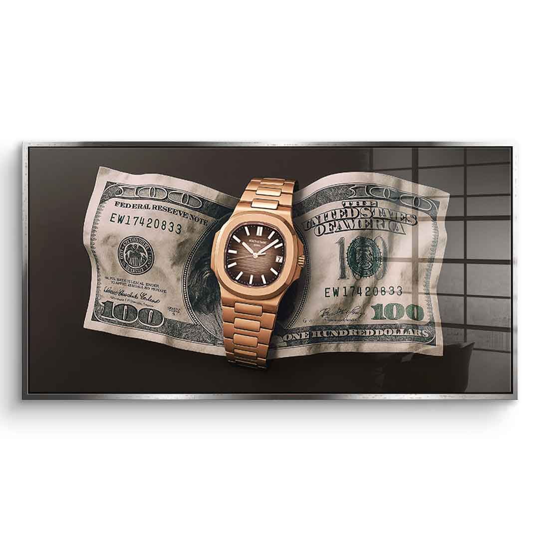 Wealth is Timing - Acrylglas