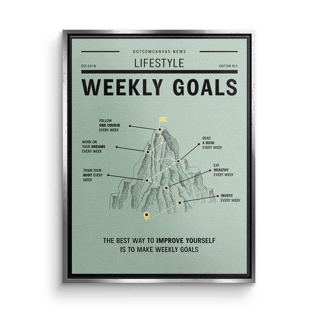 Weekly goals