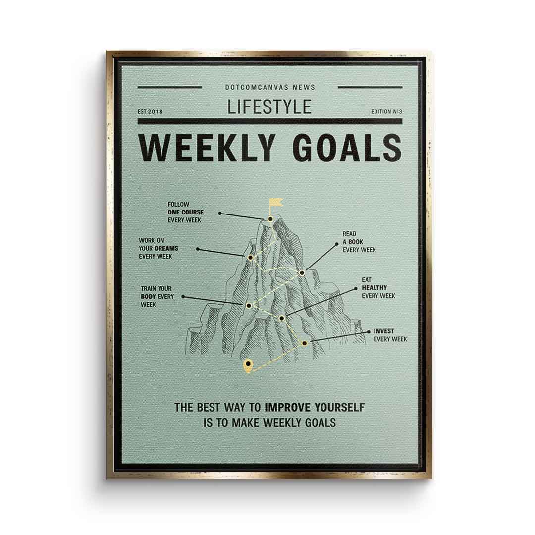 Weekly goals