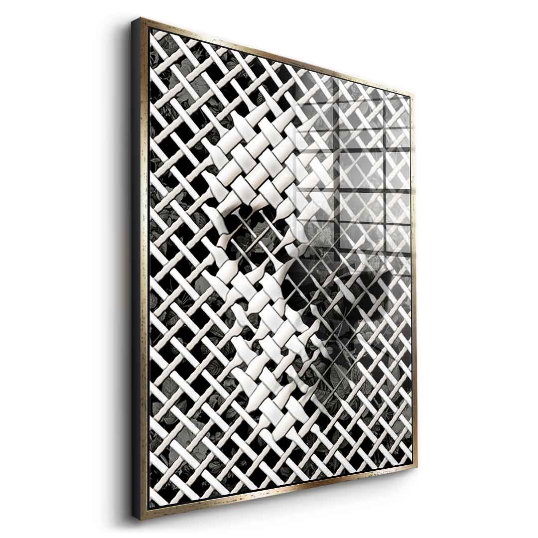 Wicker Skull - Acrylglas