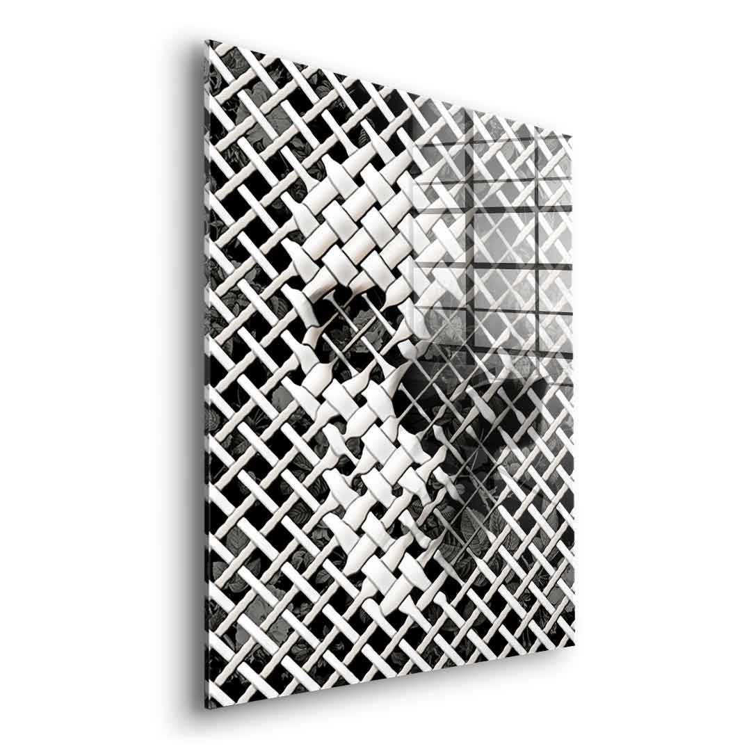 Wicker Skull - Acrylglas