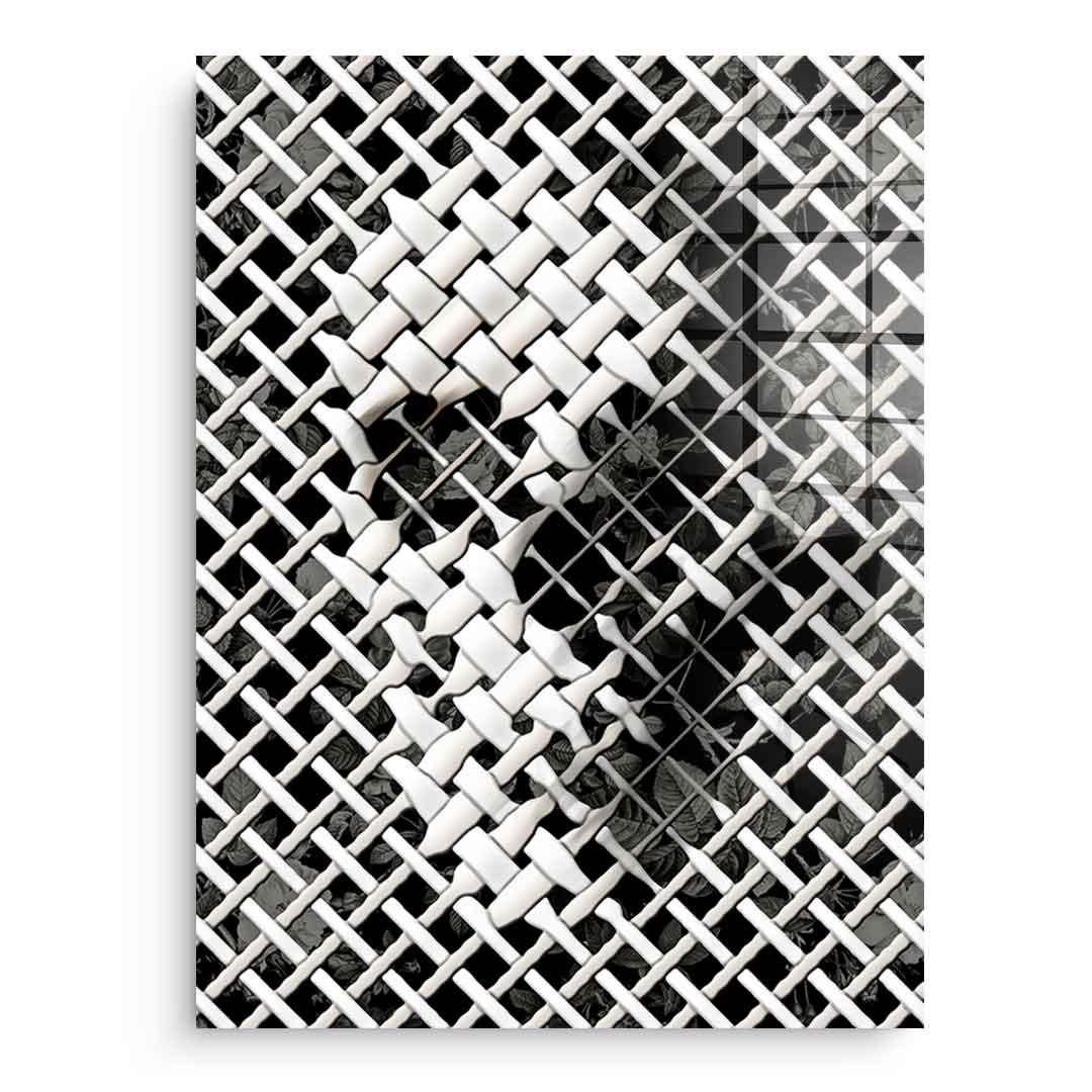 Wicker Skull - Acrylglas