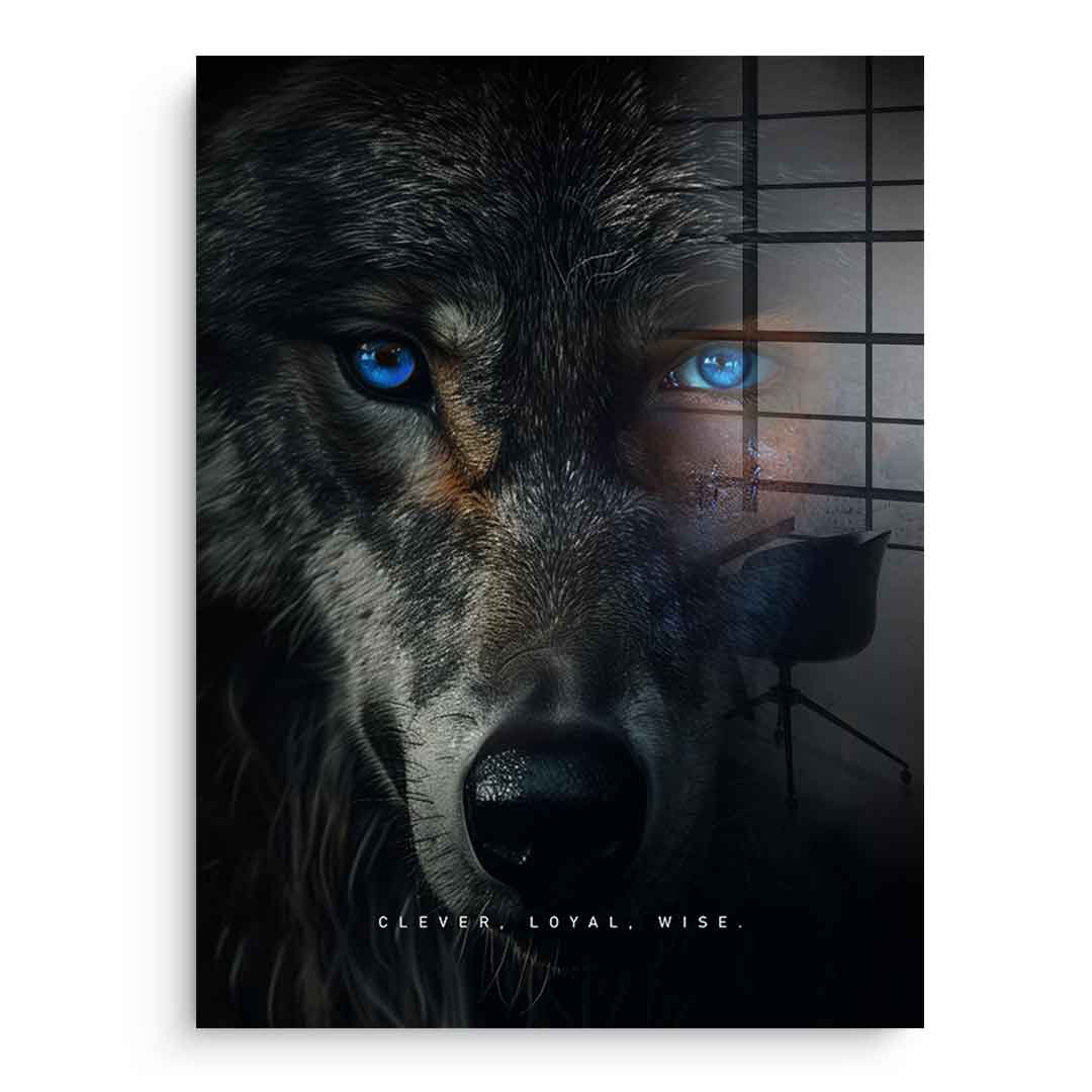 Wolf Fusion - Acrylic glass