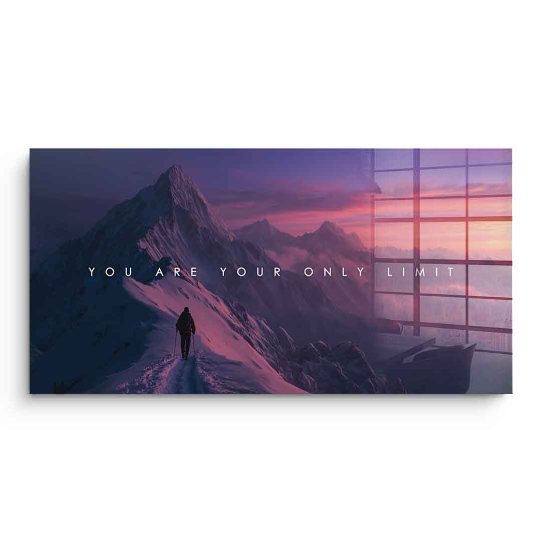 You are Your only Limit - Acrylglas