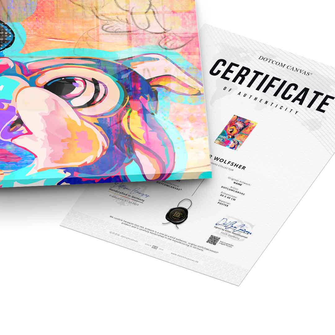 Never give up - Acrylglas