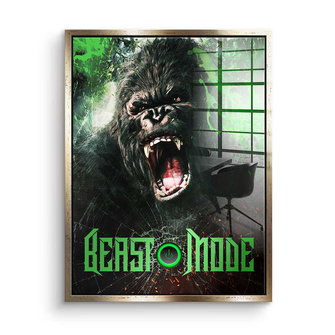 Beast Mode Gorilla - Acrylic Glass