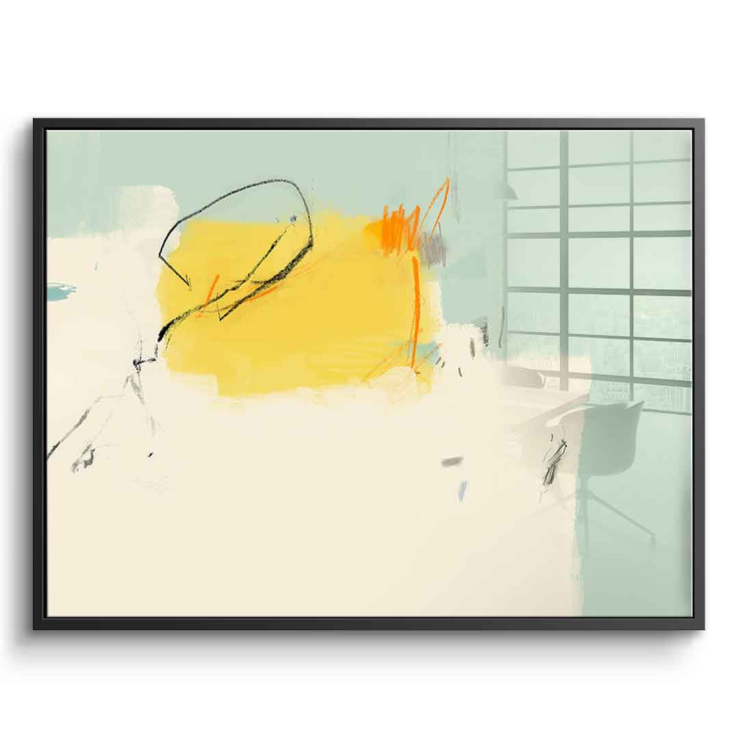 Meet John Cage on the bridge - Acrylglas