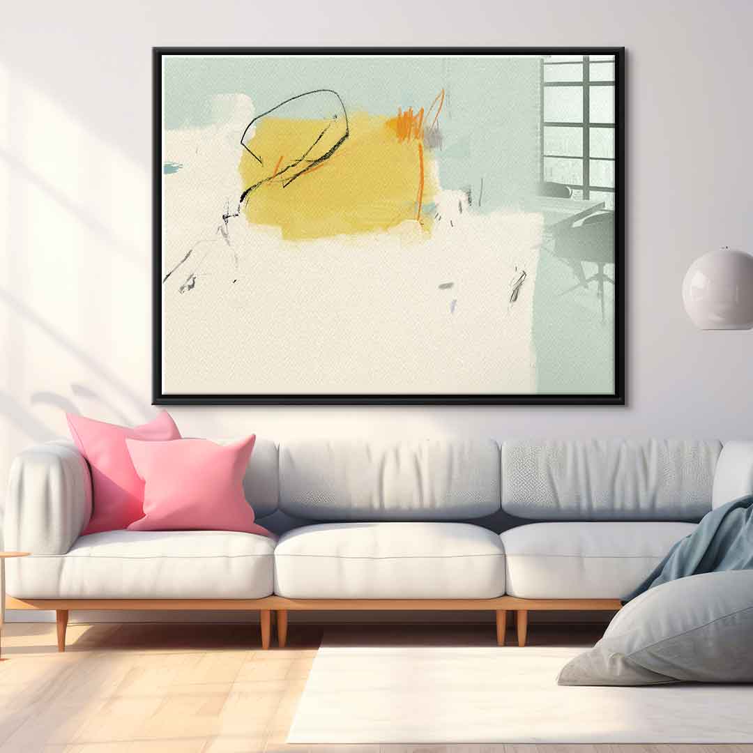 Meet John Cage on the bridge - Acrylglas