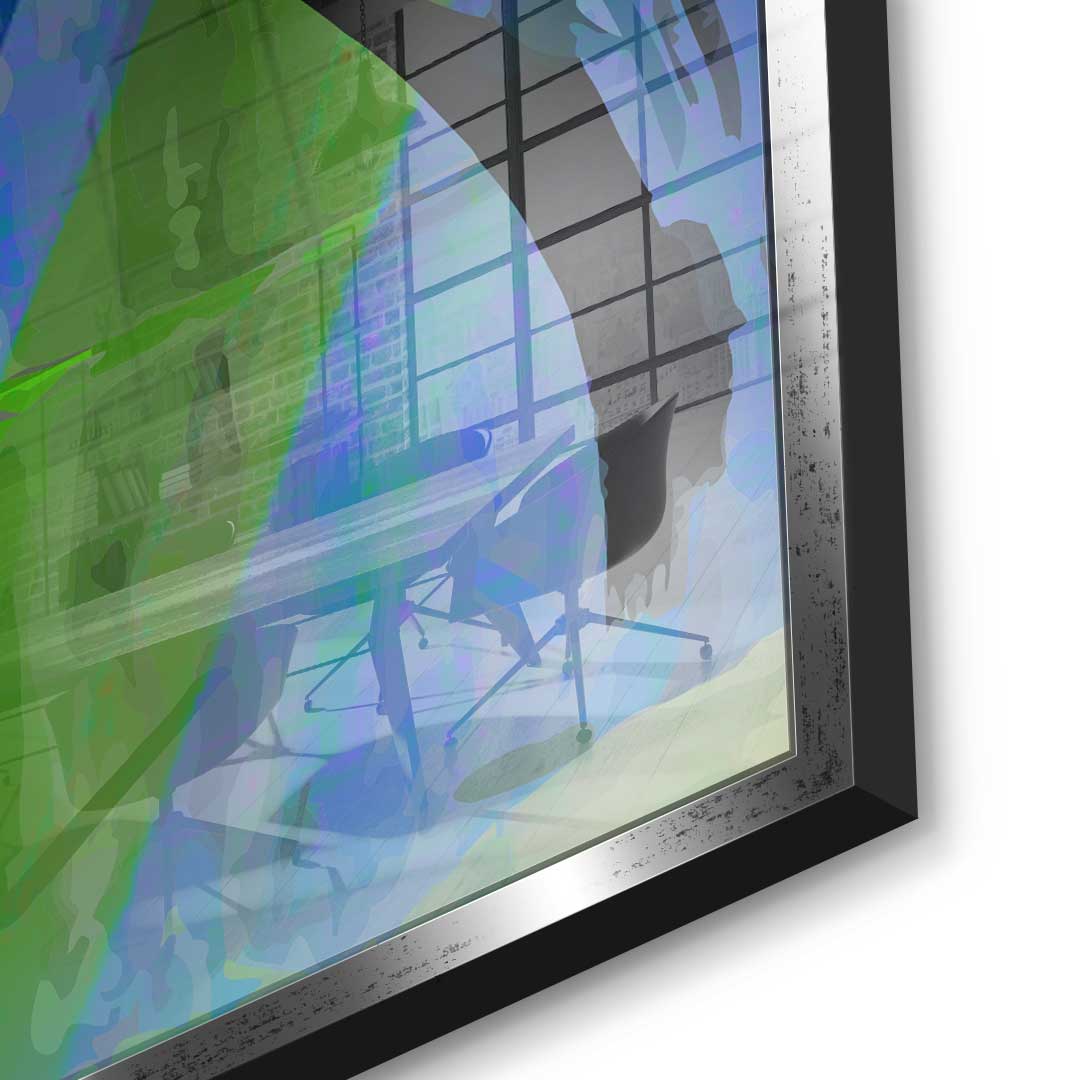 Colorful Bull - Acrylglas