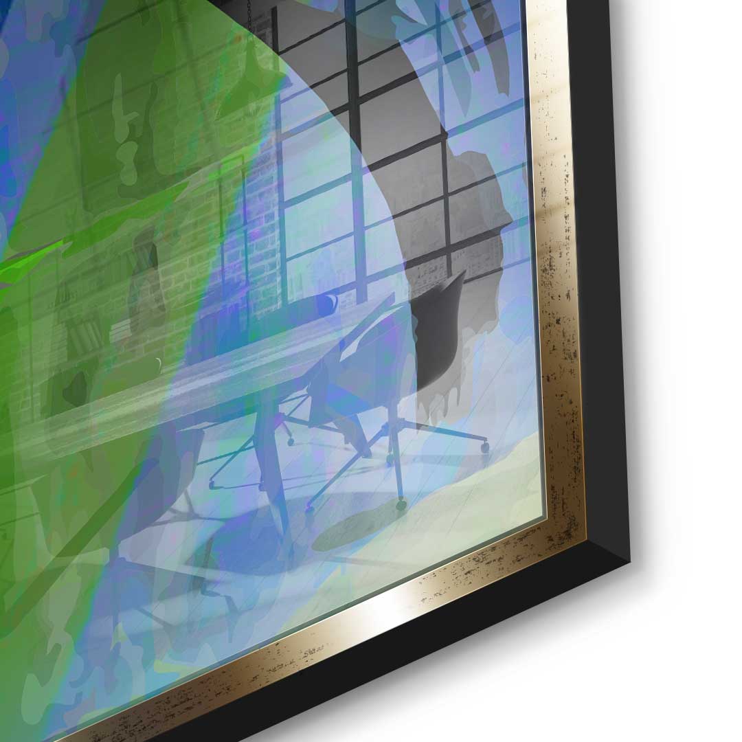 Colorful Bull - Acrylglas