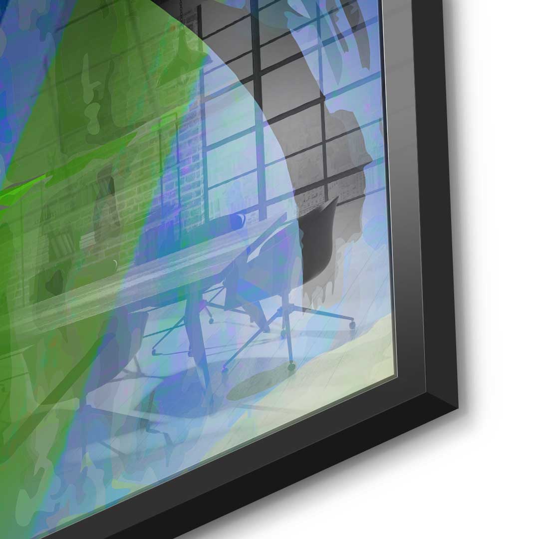 Colorful Bull - Acrylglas