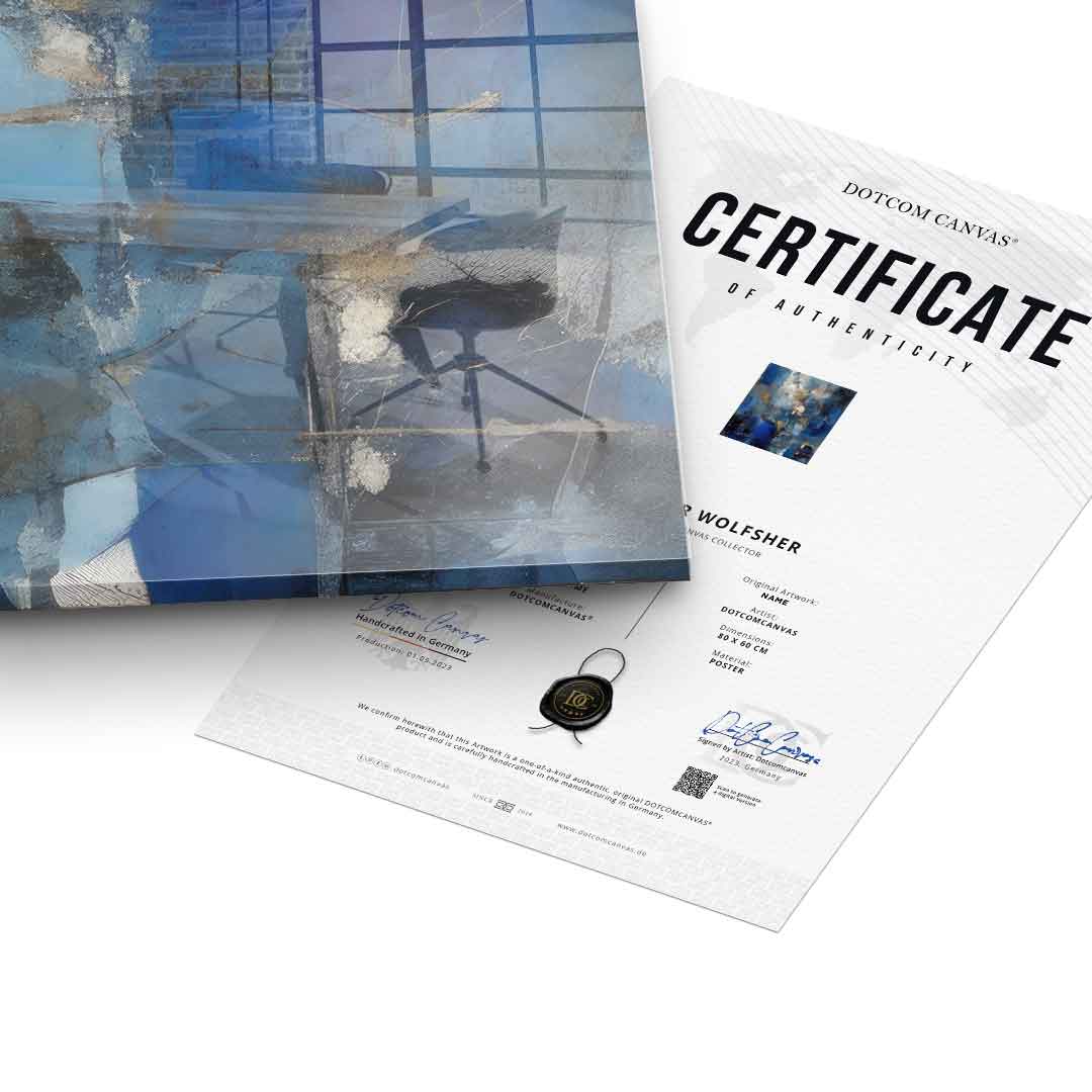 Cobalt Depths - szkło akrylowe