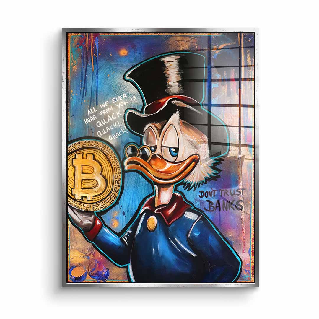 Bitcoin Duck - Acrylglas