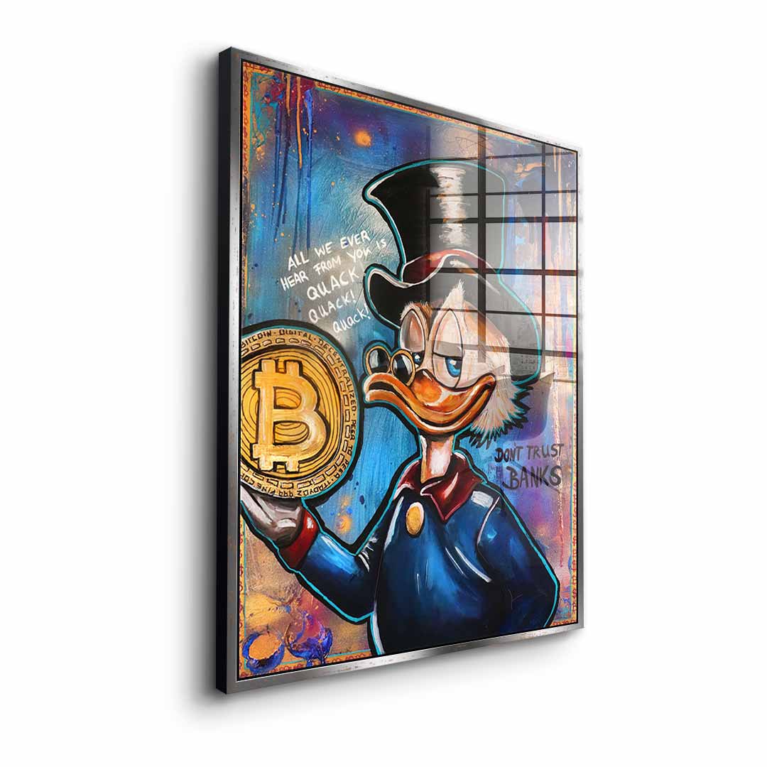 Bitcoin Duck - Acrylglas