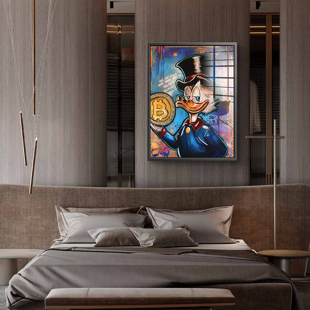 Bitcoin Duck - Acrylglas