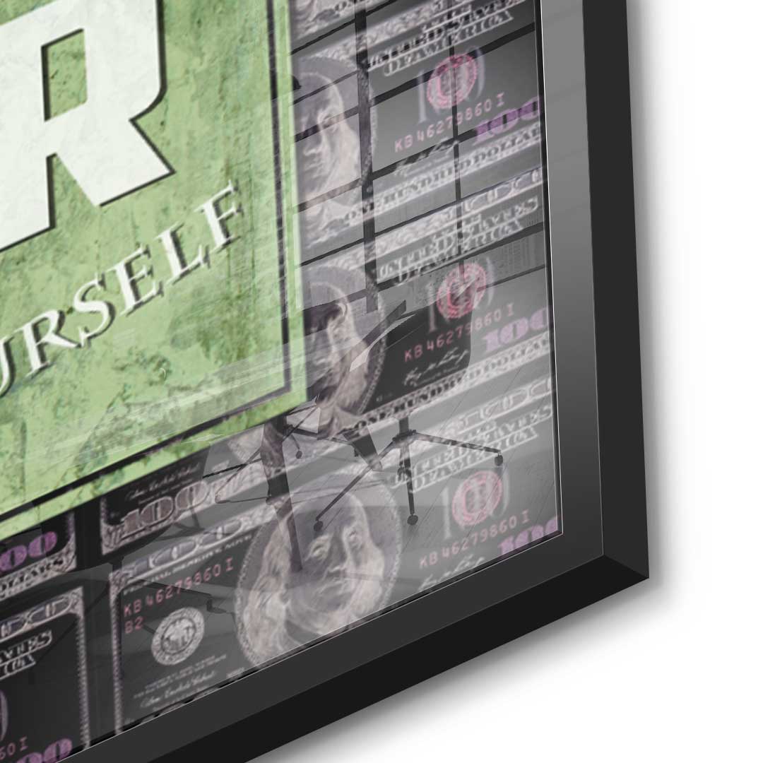 Hustle Longer - Acrylglas