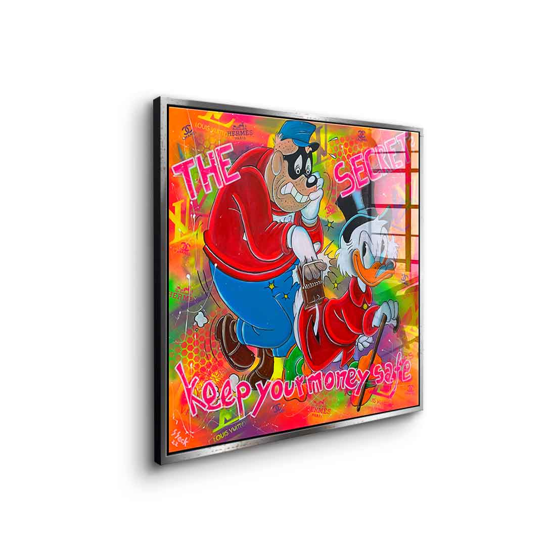 Keep your money safe - Acrylglas