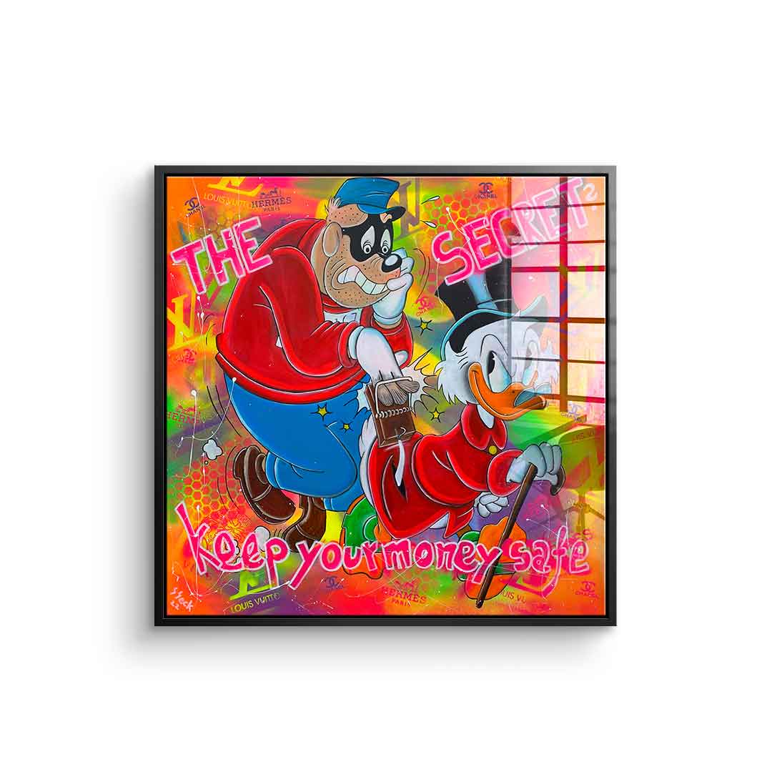 Keep your money safe - Acrylglas