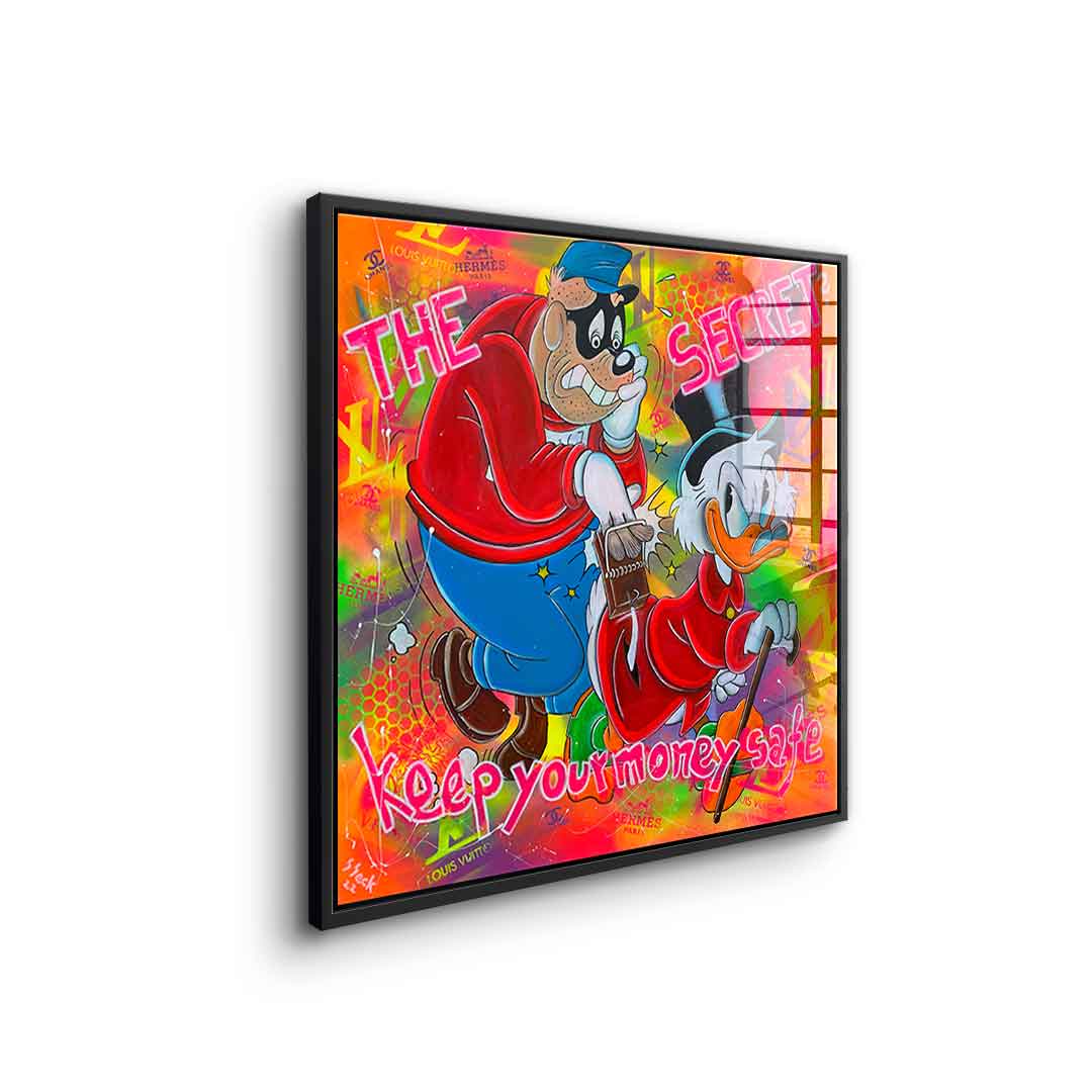 Keep your money safe - Acrylglas